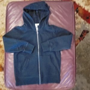 Carters French Terry zip, hooded jacket. Boys 10, black. No rips or tears.